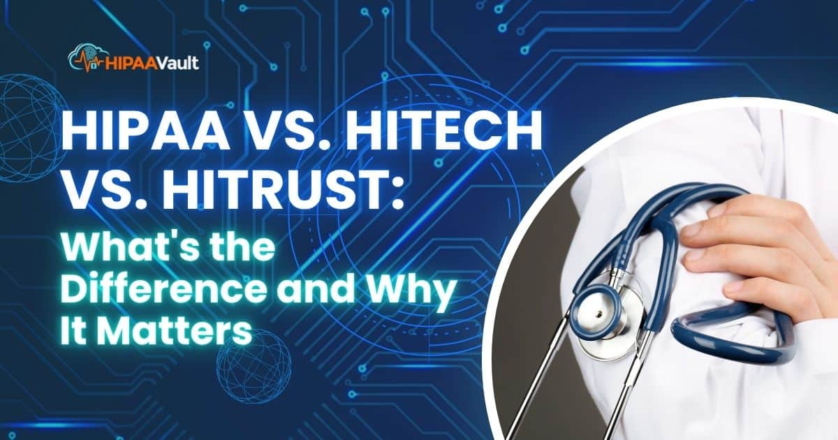 HIPAA vs. HITECH vs. HITRUST